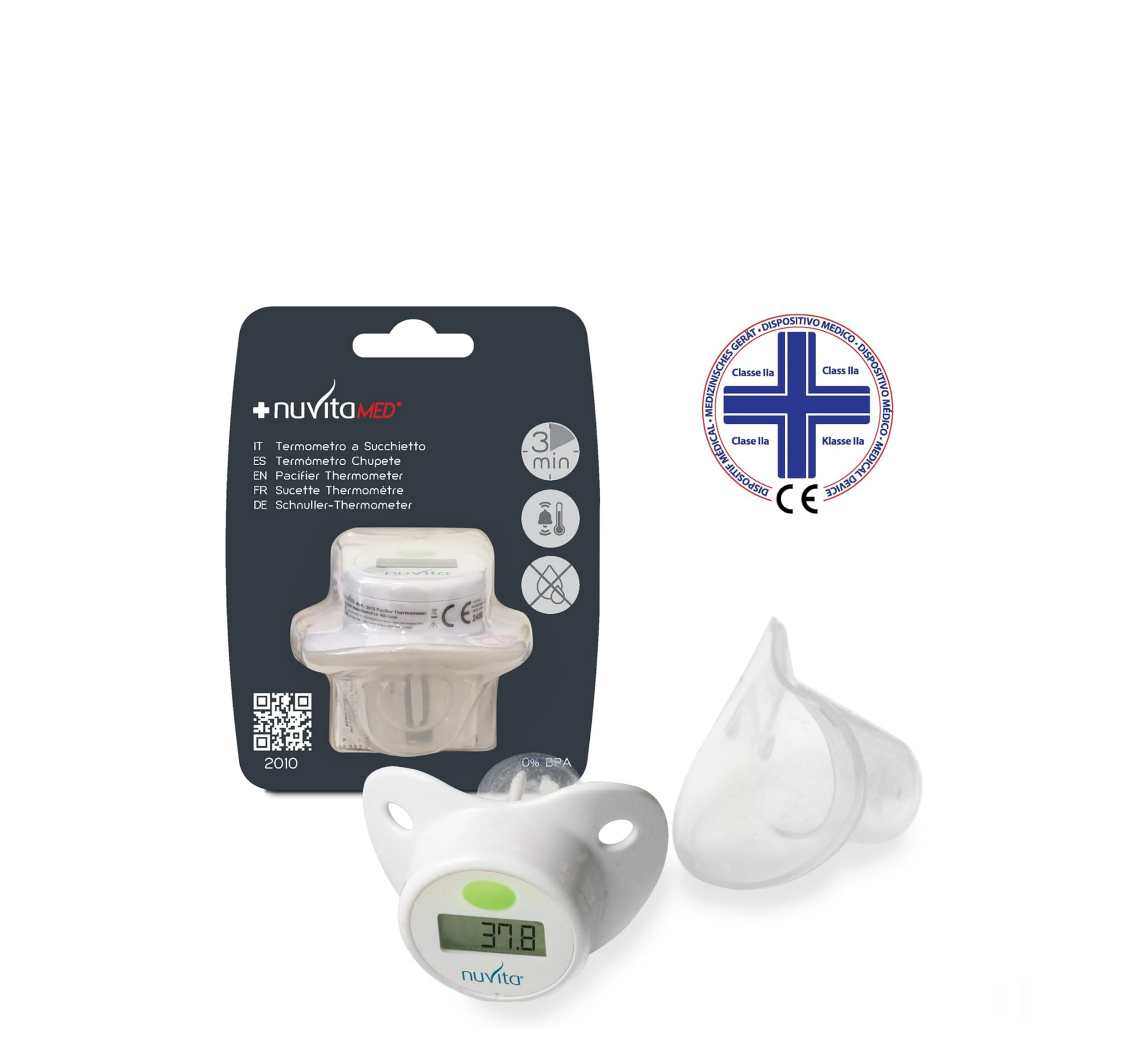 Termometër biberoni dixhital Nuvita për foshnje