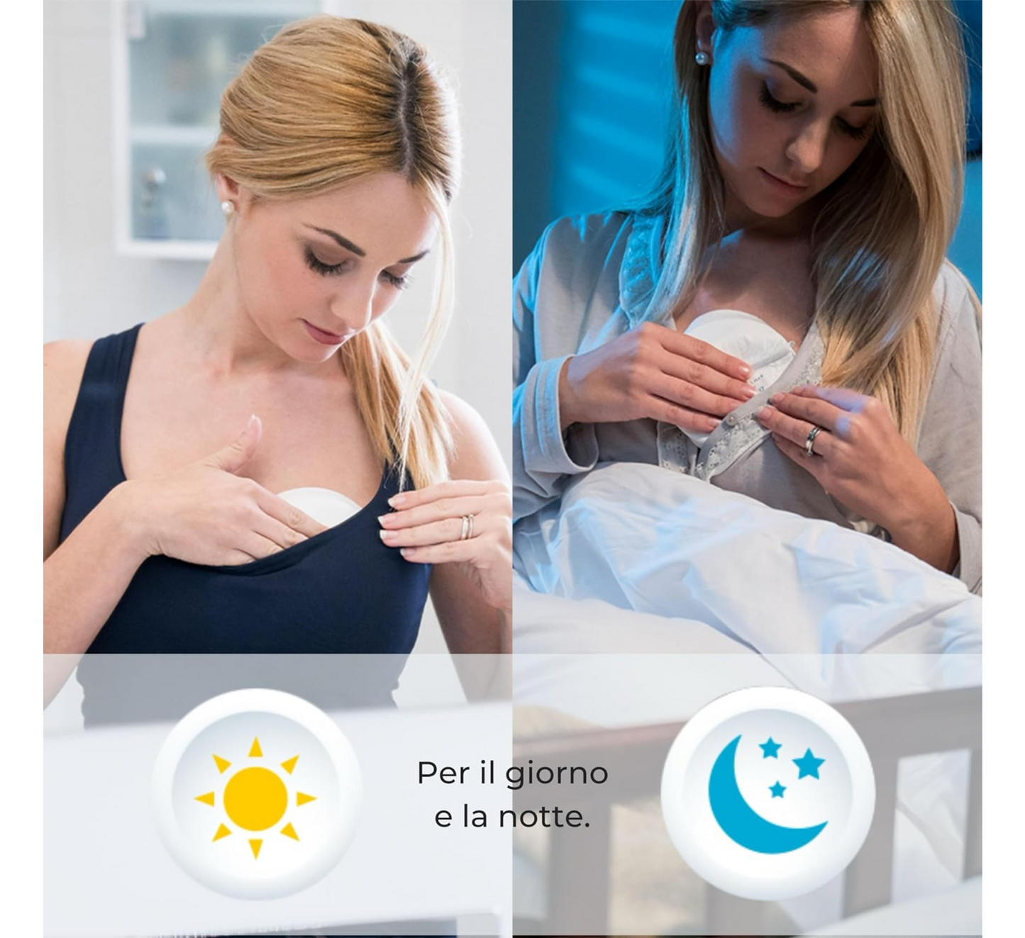 Mbështjellës gjiri Nuvita të disponueshëm për ditën dhe natën