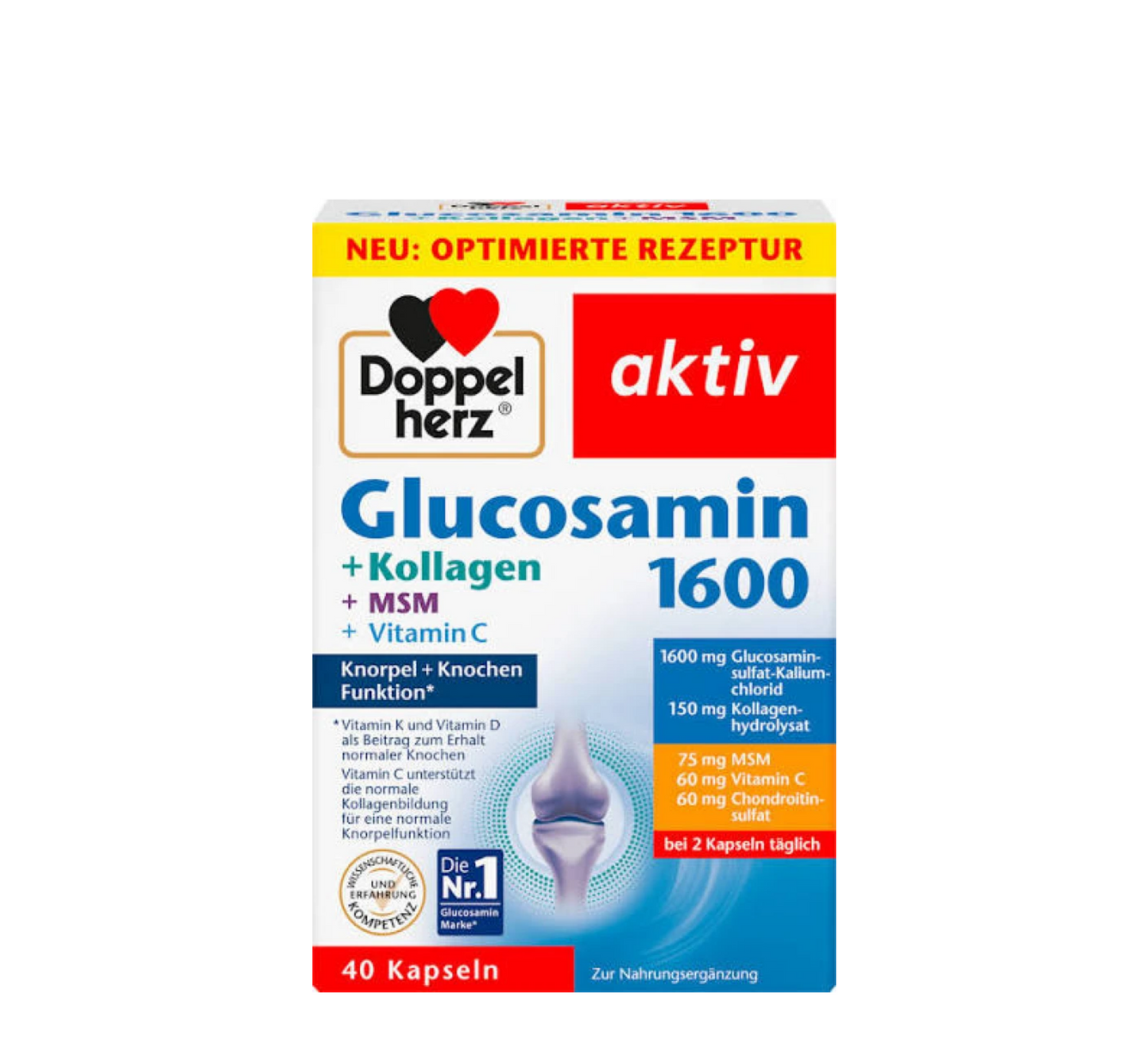 Doppelherz Glucosamin 1600 Collagen *40 Capsules