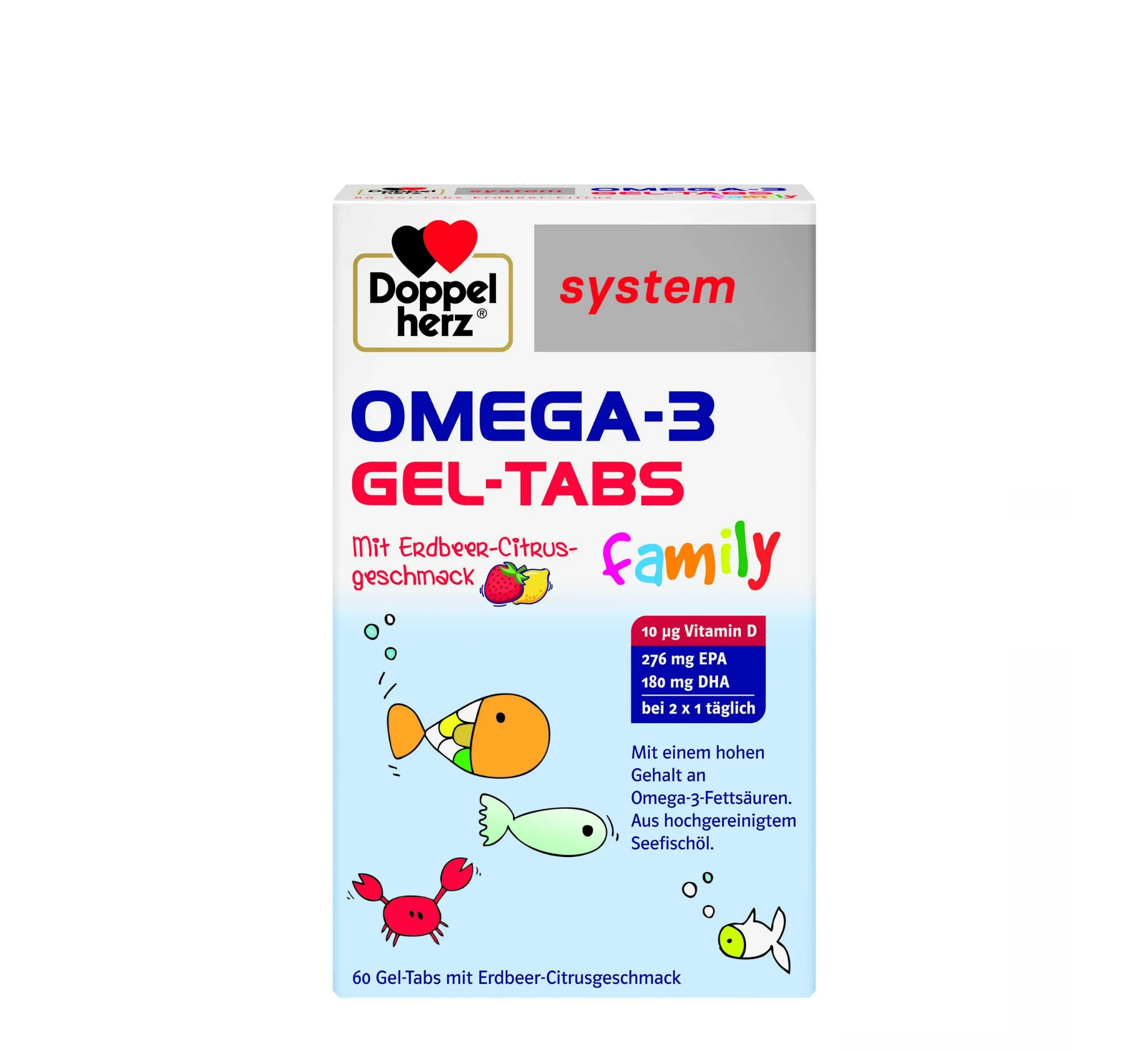 Doppelherz Omega-3 Gel-Tabs family *60 gel-tab