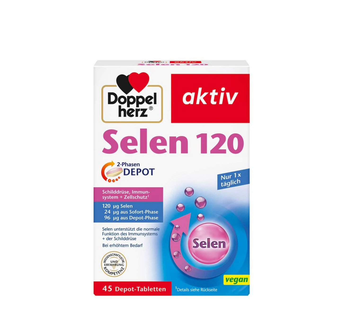 Doppelherz Selen 120 2-phasen Depot *45tab