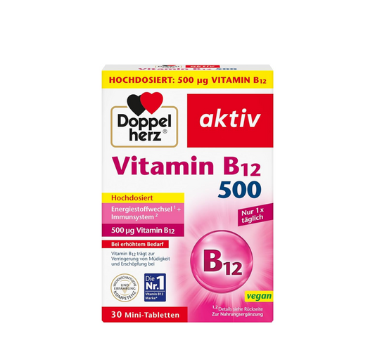 Doppelherz Vitamin B12 500mcg *30tab