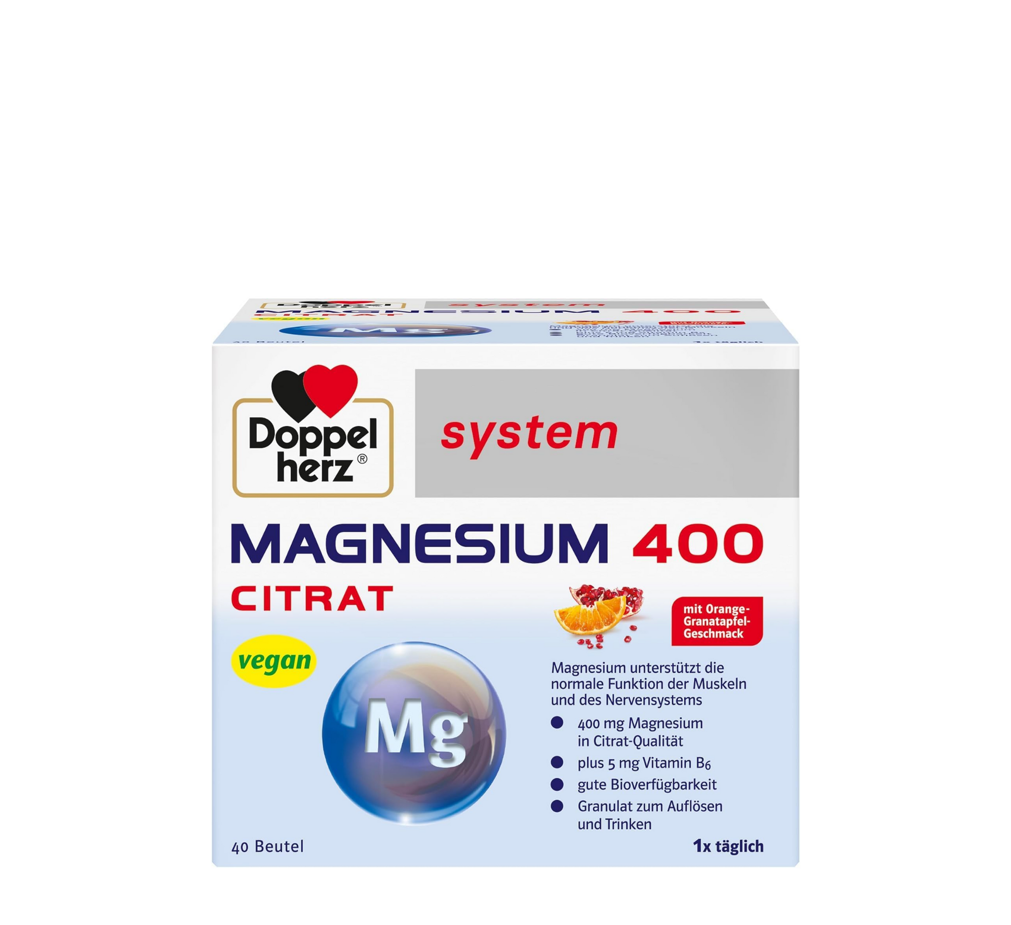 Doppelherz system Magnesium Citrate 400 *40pcs