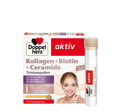 Doppelherz aktiv Kollagen + Biotin + Ceramide (*10 drinkable ampoules)