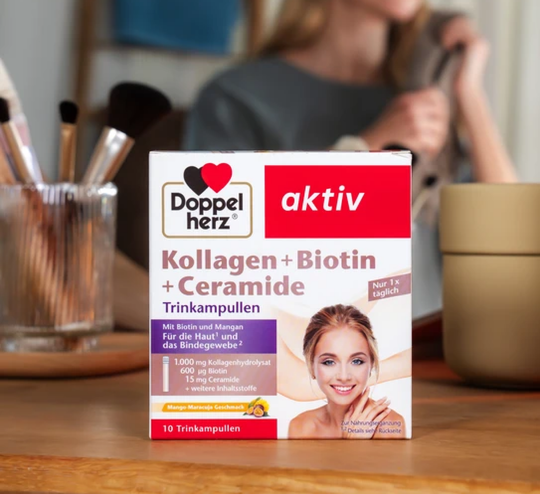Doppelherz aktiv Kollagen + Biotin + Ceramide (*10 drinkable ampoules)