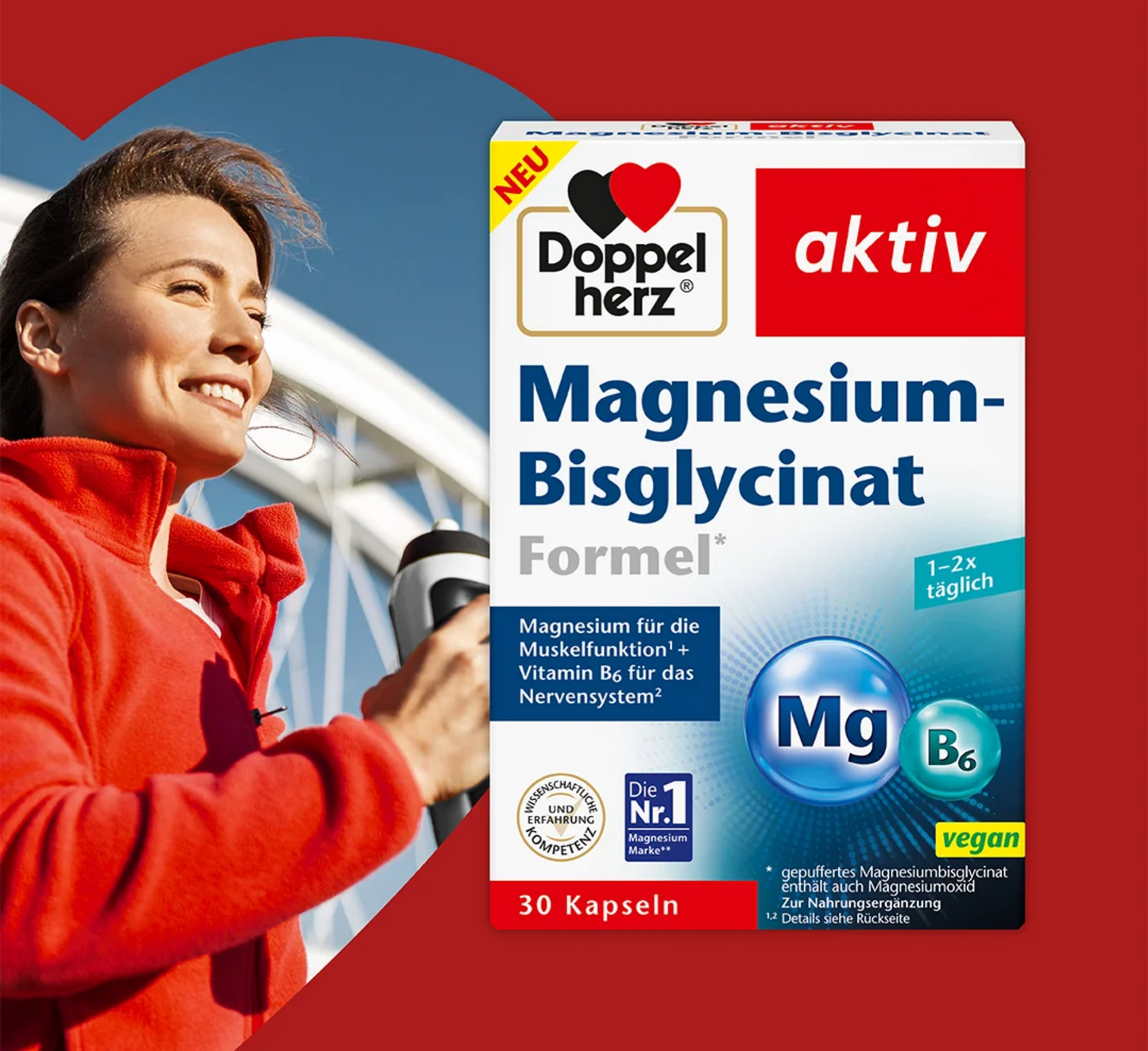 Doppelherz aktiv Magnesium Bisglycinat Formel (*30caps)