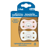 Dr. Brown's Advantage One Piece Pacifier Pink and Green 0-6m 2 pcs