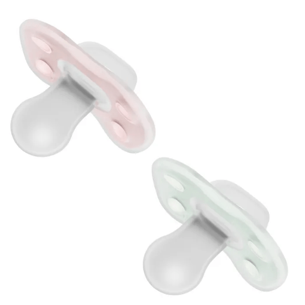 Dr. Brown's Advantage One Piece Pacifier Pink and Green 0-6m 2 pcs