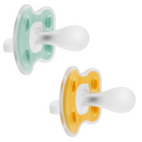 Dr Brown's Advantage One Piece Pacifier Green and Yellow 6-18m 2 pcs