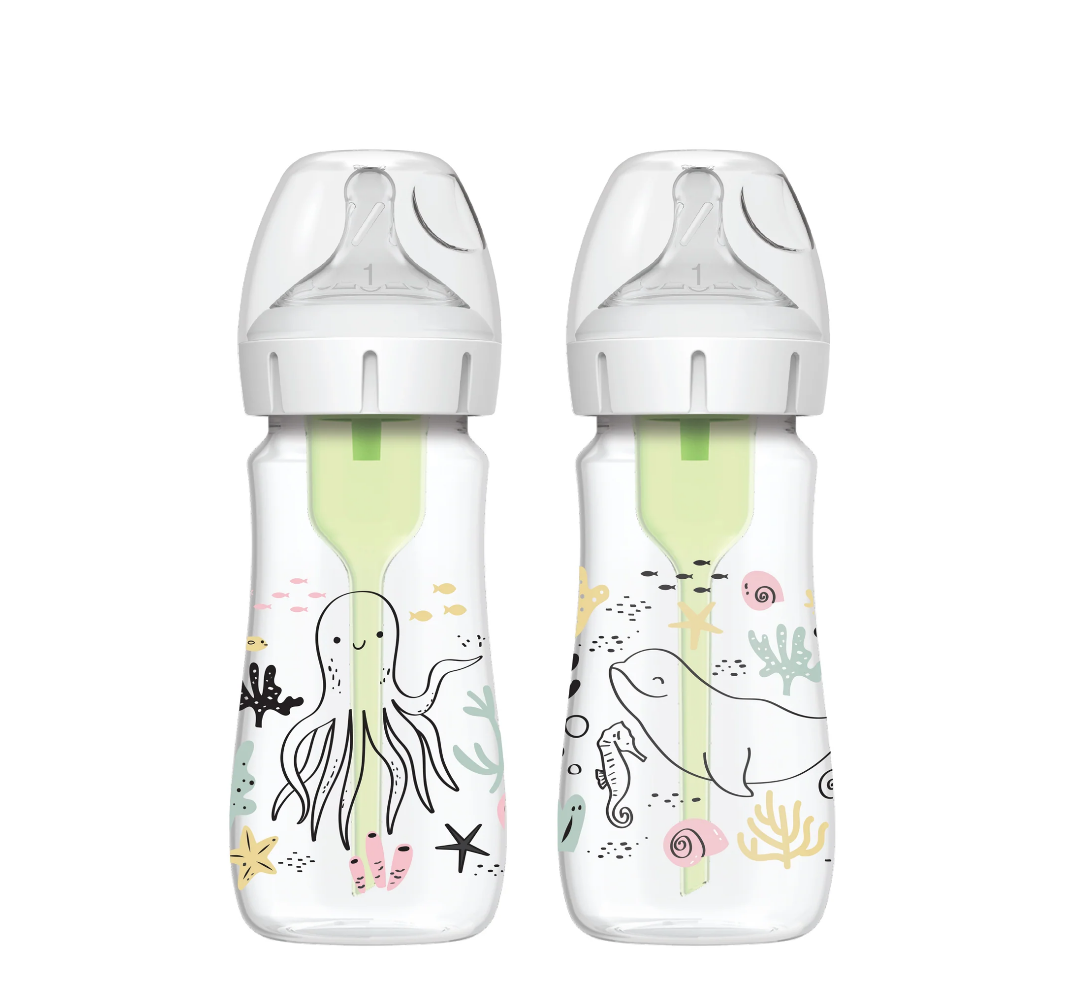 Dr. Brown’s Natural Flow Anti-Colic Options+ Wide-Neck Baby Bottle *270ml (2 Pack)