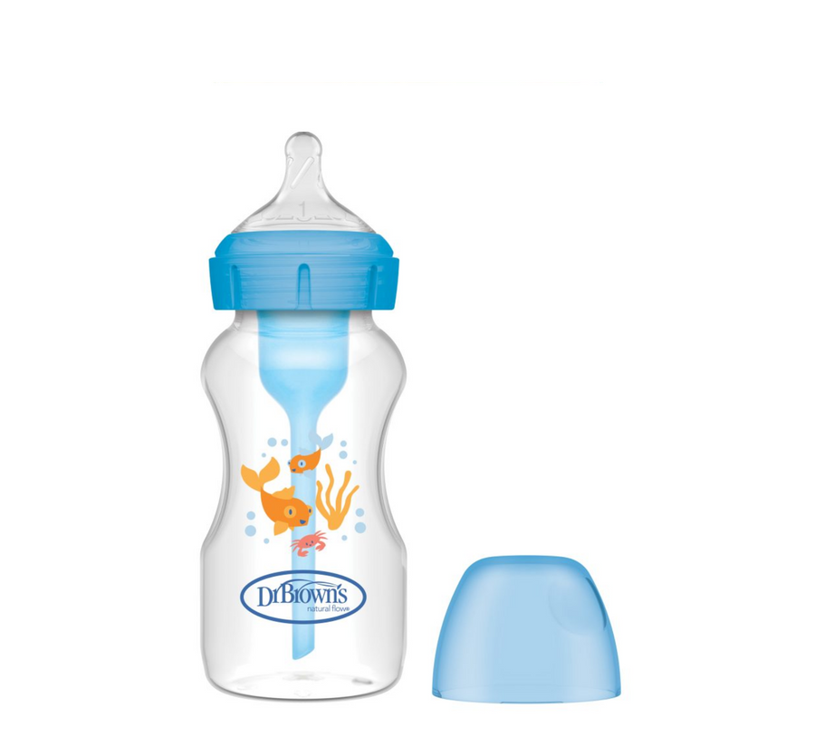 Dr. Brown’s Option+ Anti-colic Wide-Neck Bottle (shishe plastike) *270ml