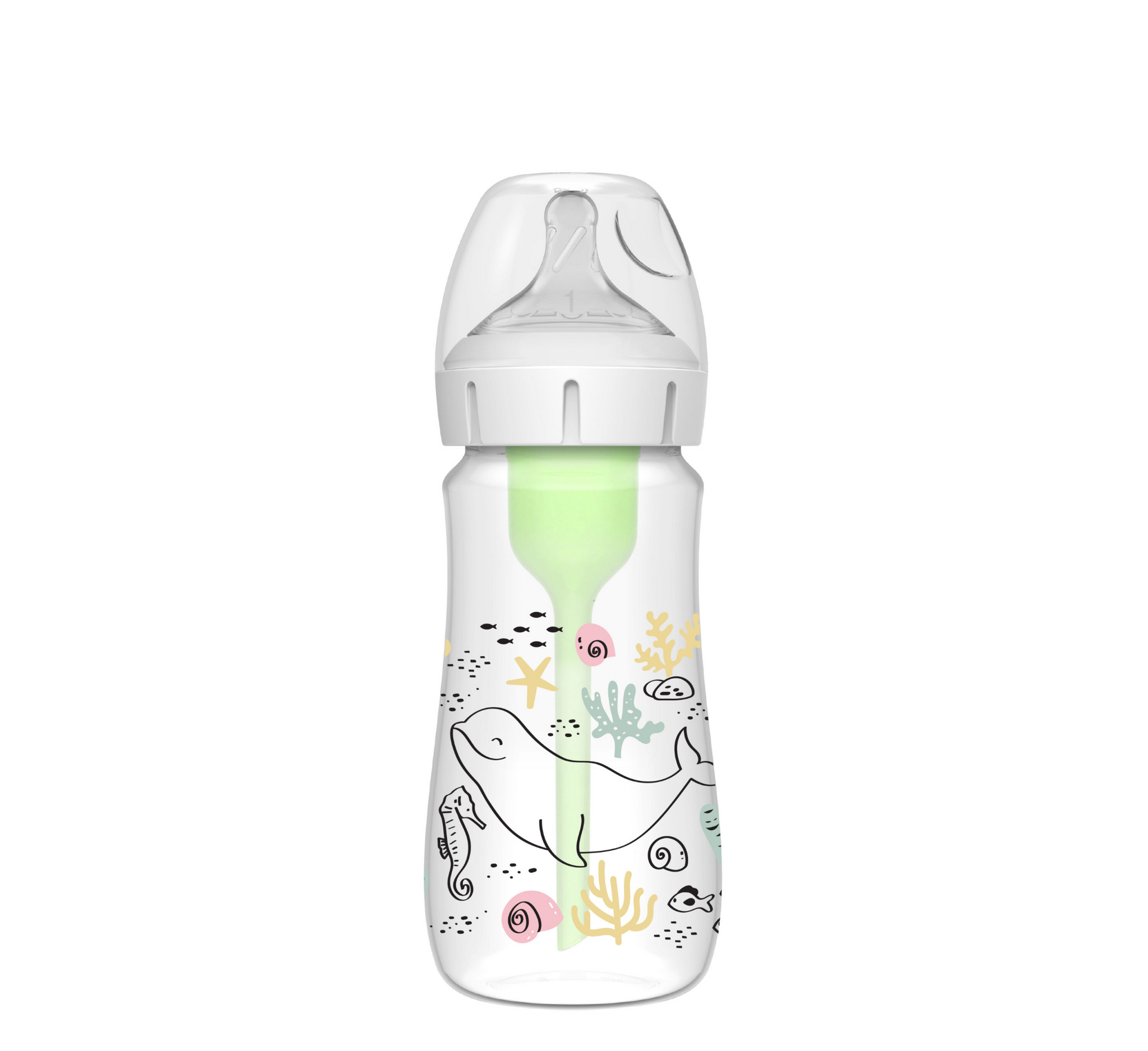 Dr.Brown’s Natural Flow Anti-Colic Options+ Wide-Neck Baby Bottle *270ml (shishe plastike)