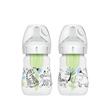 Dr. Brown's Natural Flow Anti-Colic Options+ Wide-Neck Baby Bottle (shishe plastike) *150ml (2 pack)