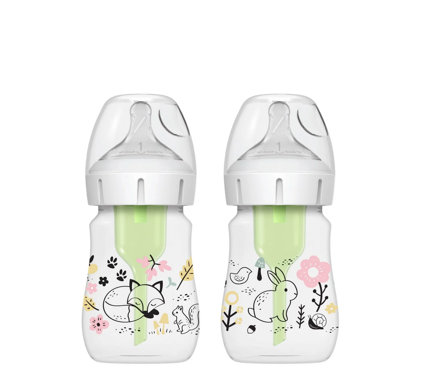 Dr. Brown's Natural Flow Anti-Colic Options+ Wide-Neck Baby Bottle (shishe plastike) *150ml (2 pack)