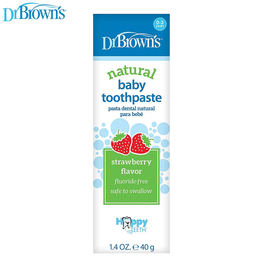 Dr Brown's Flouride-Free Baby Toothpaste 0-3 Years *40g