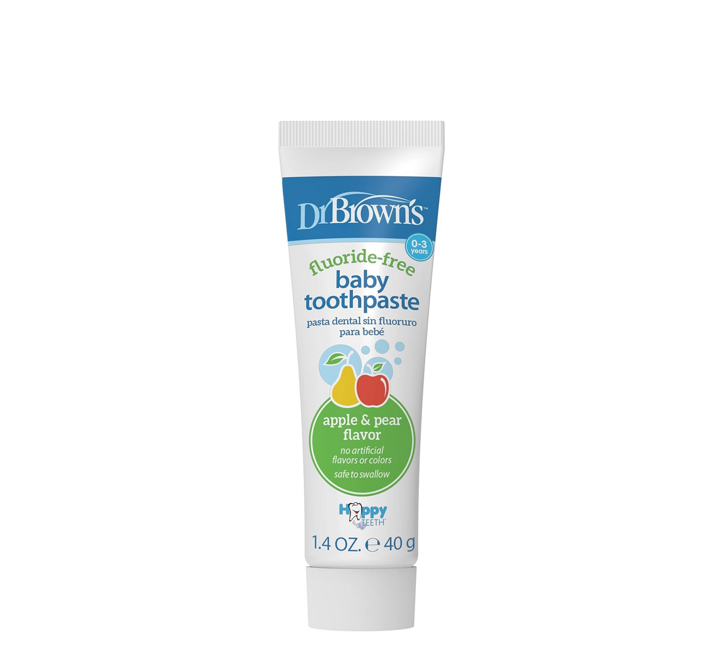 Dr Brown's Flouride-Free Baby Toothpaste 0-3 Years *40g
