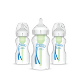 Dr Brown's Options+ Wide Neck Baby Bottles Triple Pack *270ml