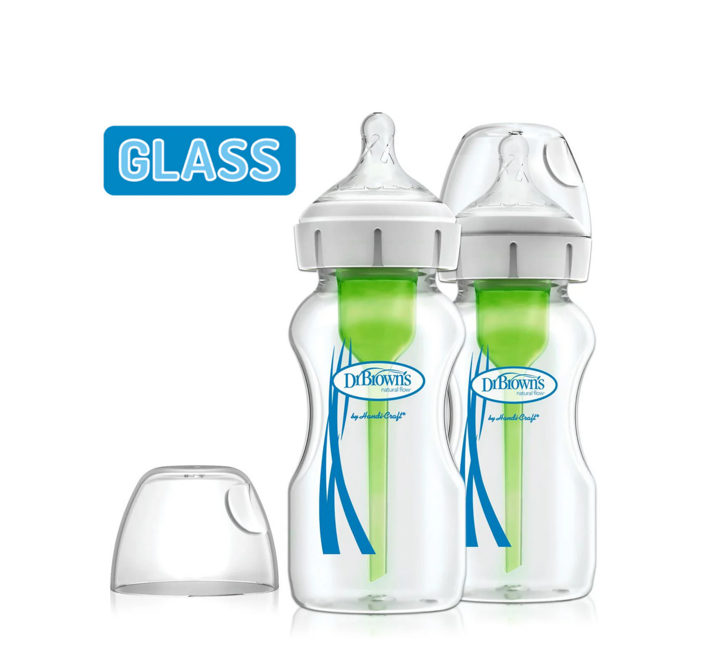 Dr Brown's Set Biberonash Qelq 2x270ml