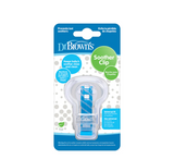 Dr Brown's Soother Clip with Material Coloured Strap