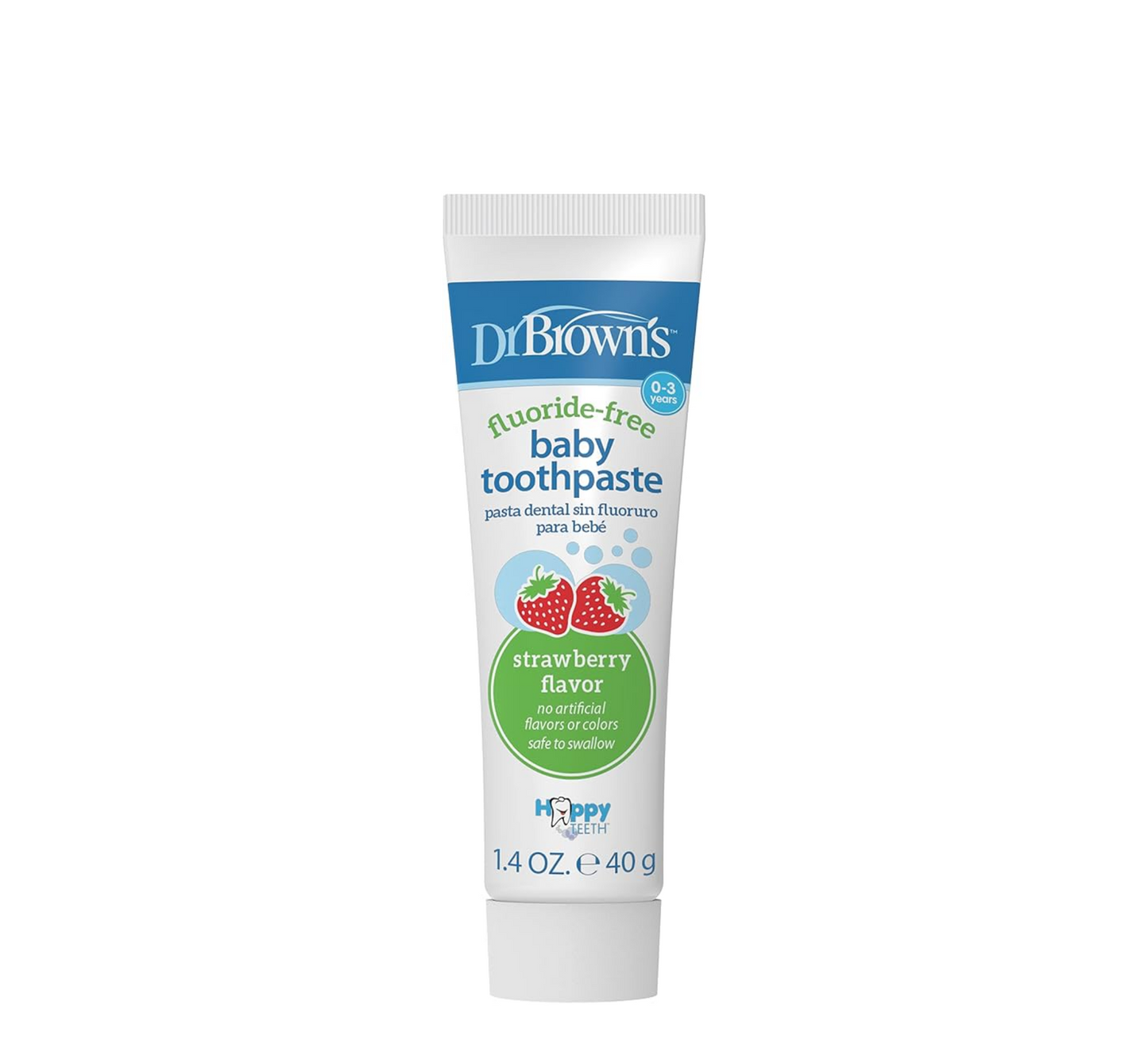Dr Brown's Flouride-Free Baby Toothpaste 0-3 Years *40g