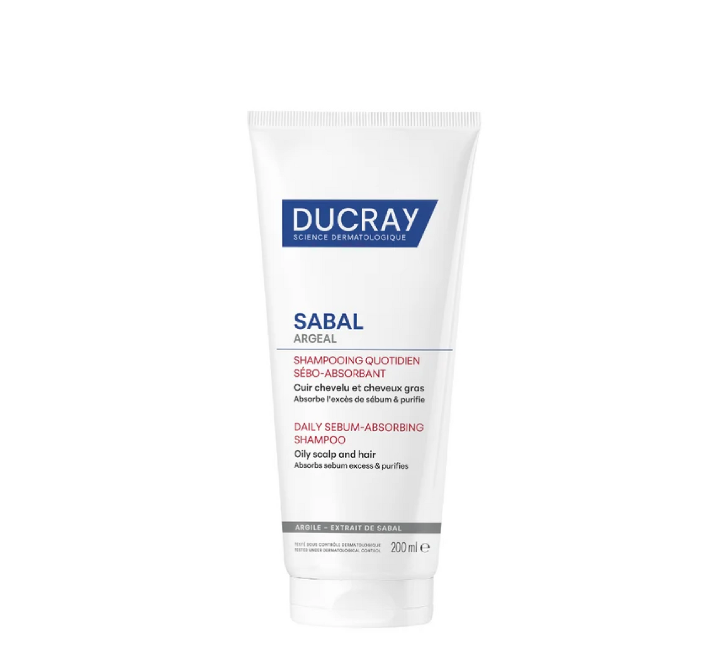 Ducray Sabal Argeal Daily Sebum-Absorbing Shampoo (oily hair) *200ml