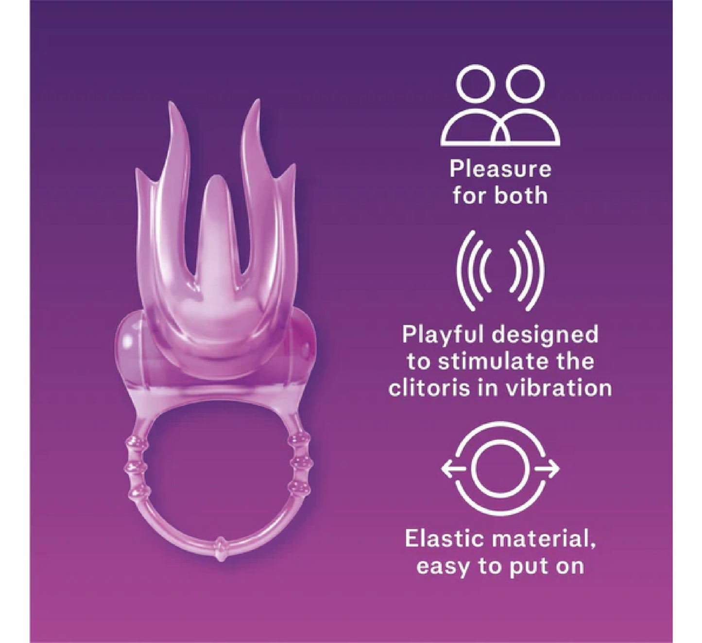 Durex Devil Ring Vibrating Sex Toy x1pcs