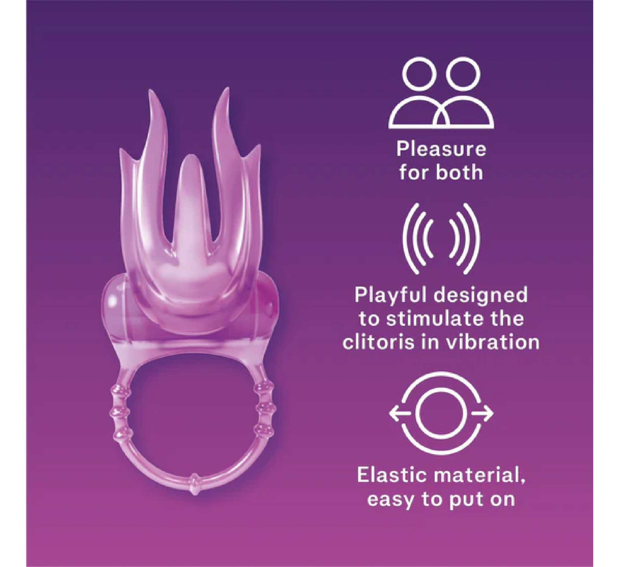 Durex Devil Ring Vibrating Sex Toy x1pcs