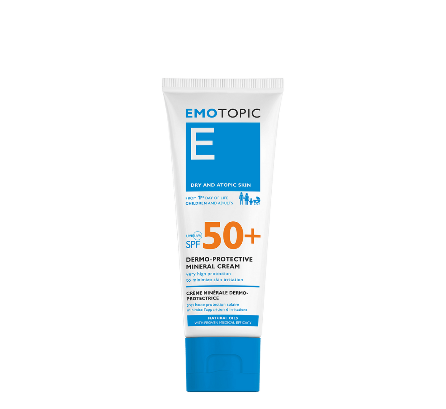 EMOTOPIC DERMO-PROTECTIVE MINERAL CREAM SPF 50+ *75 ml
