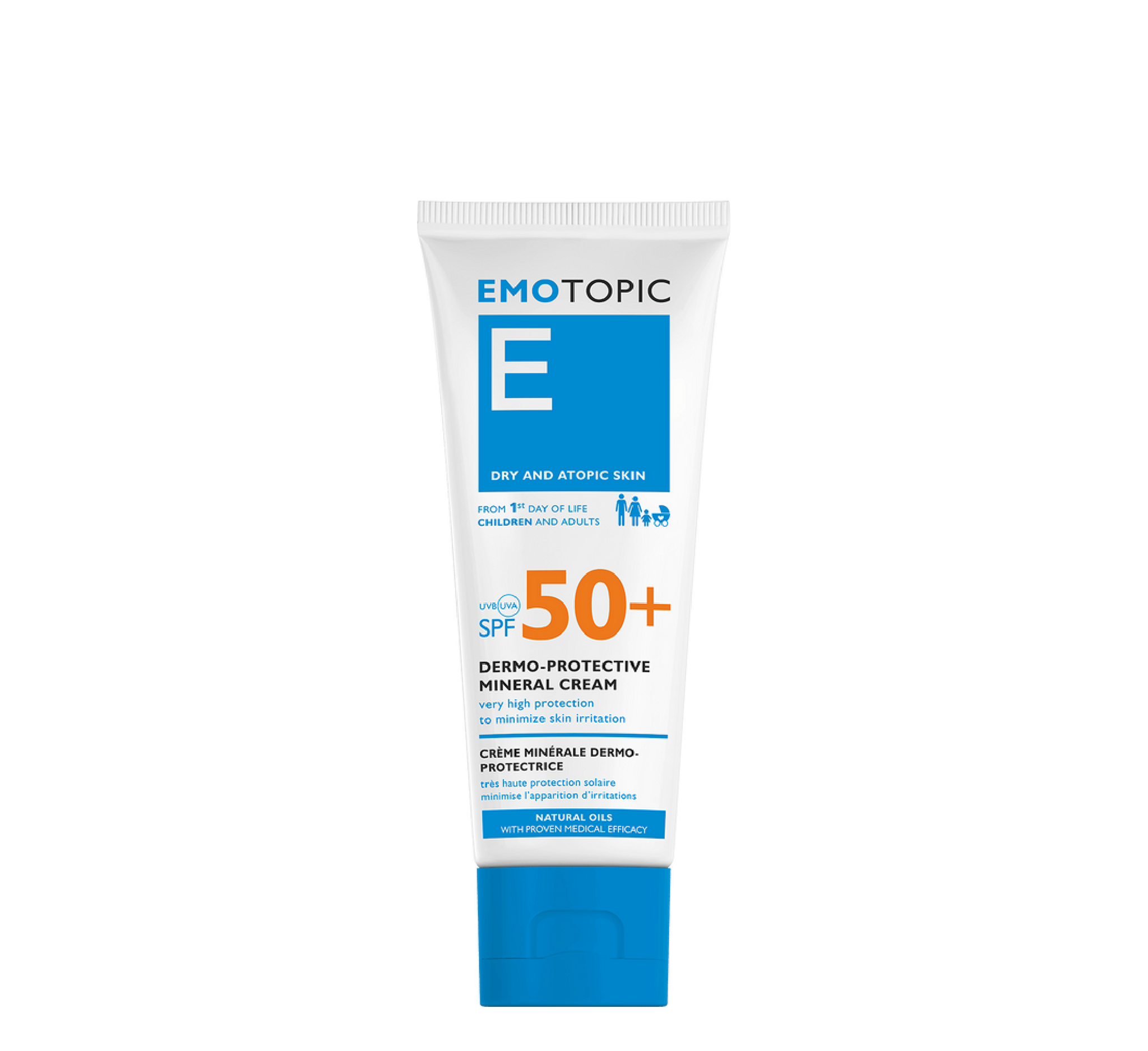 EMOTOPIC DERMO-PROTECTIVE MINERAL CREAM SPF 50+ *75 ml