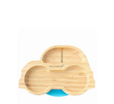 Eco Rascals Bamboo Car Suction Plate Blue