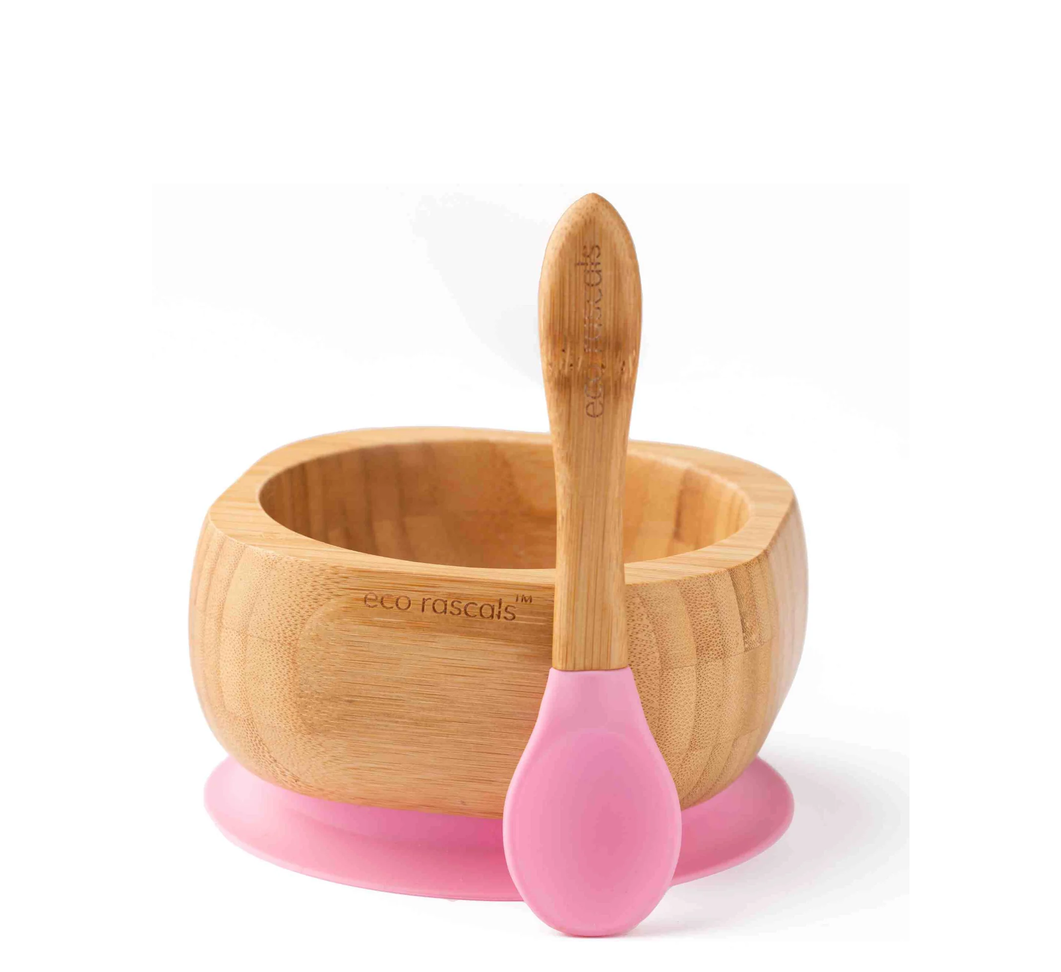 Eco Rascals Bamboo Baby Suction Bowl & Spoon Set