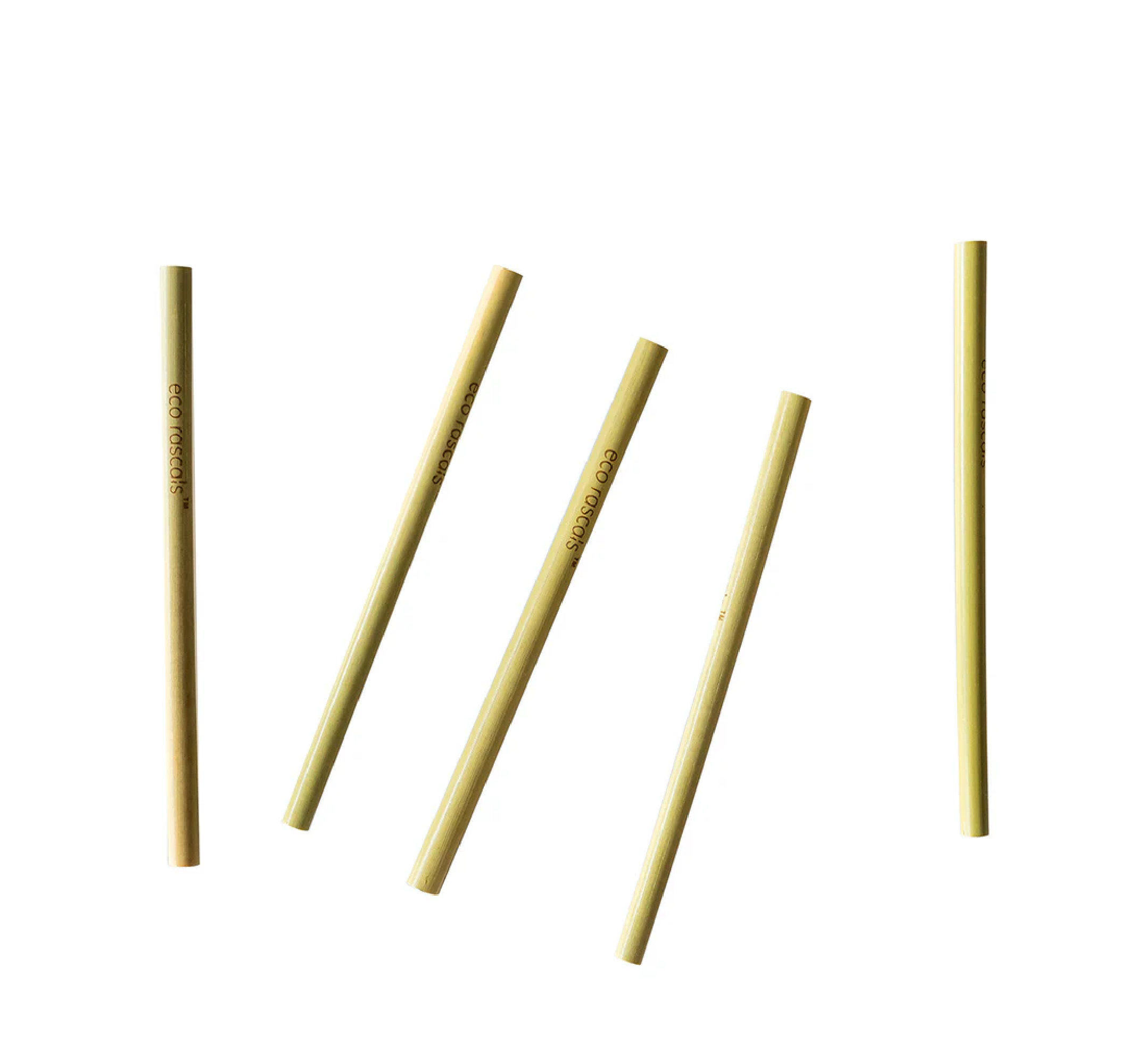 Eco Rascals Bamboo Straws - Reusable *5pcs