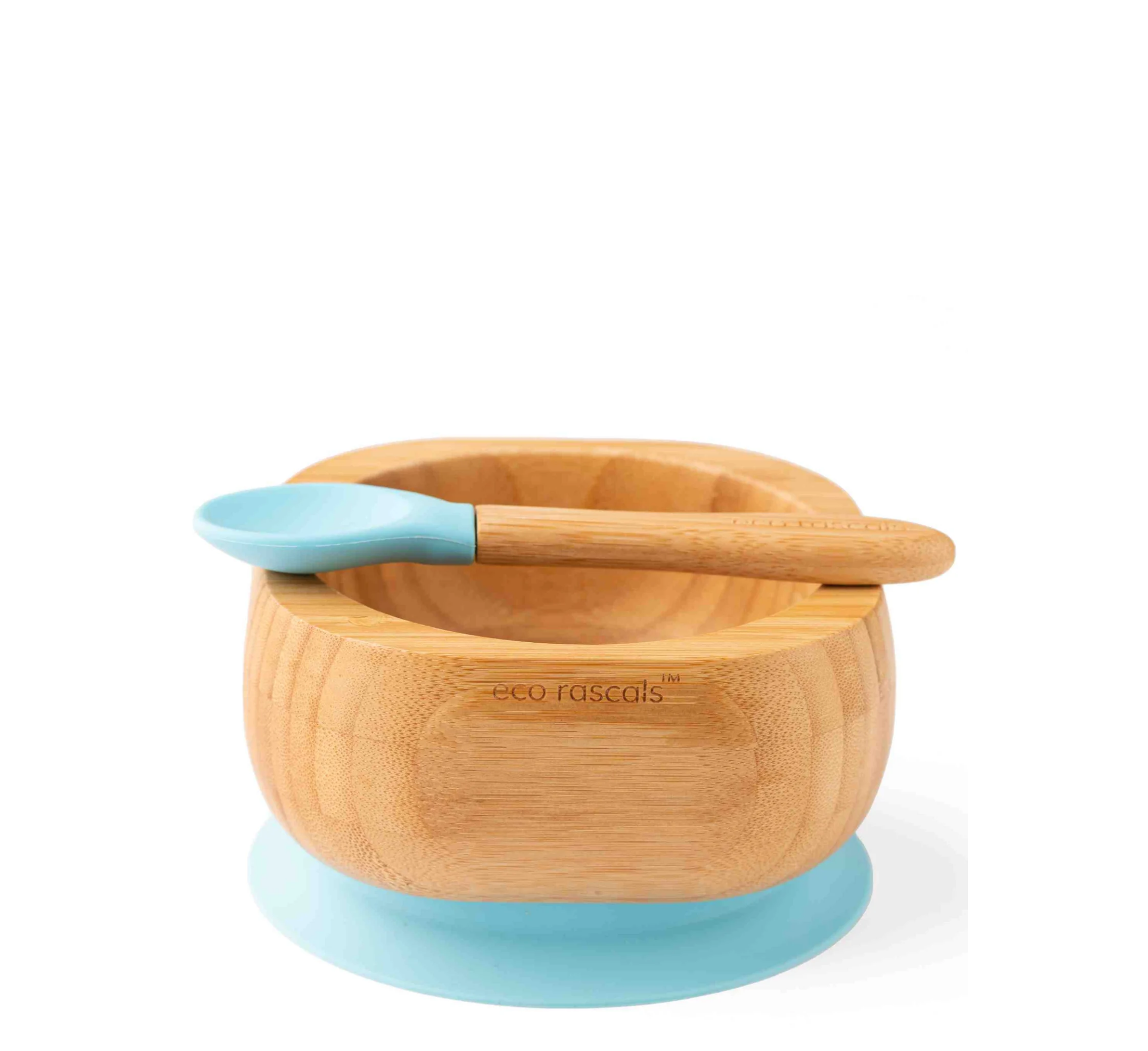 Eco Rascals Bamboo Baby Suction Bowl & Spoon Set