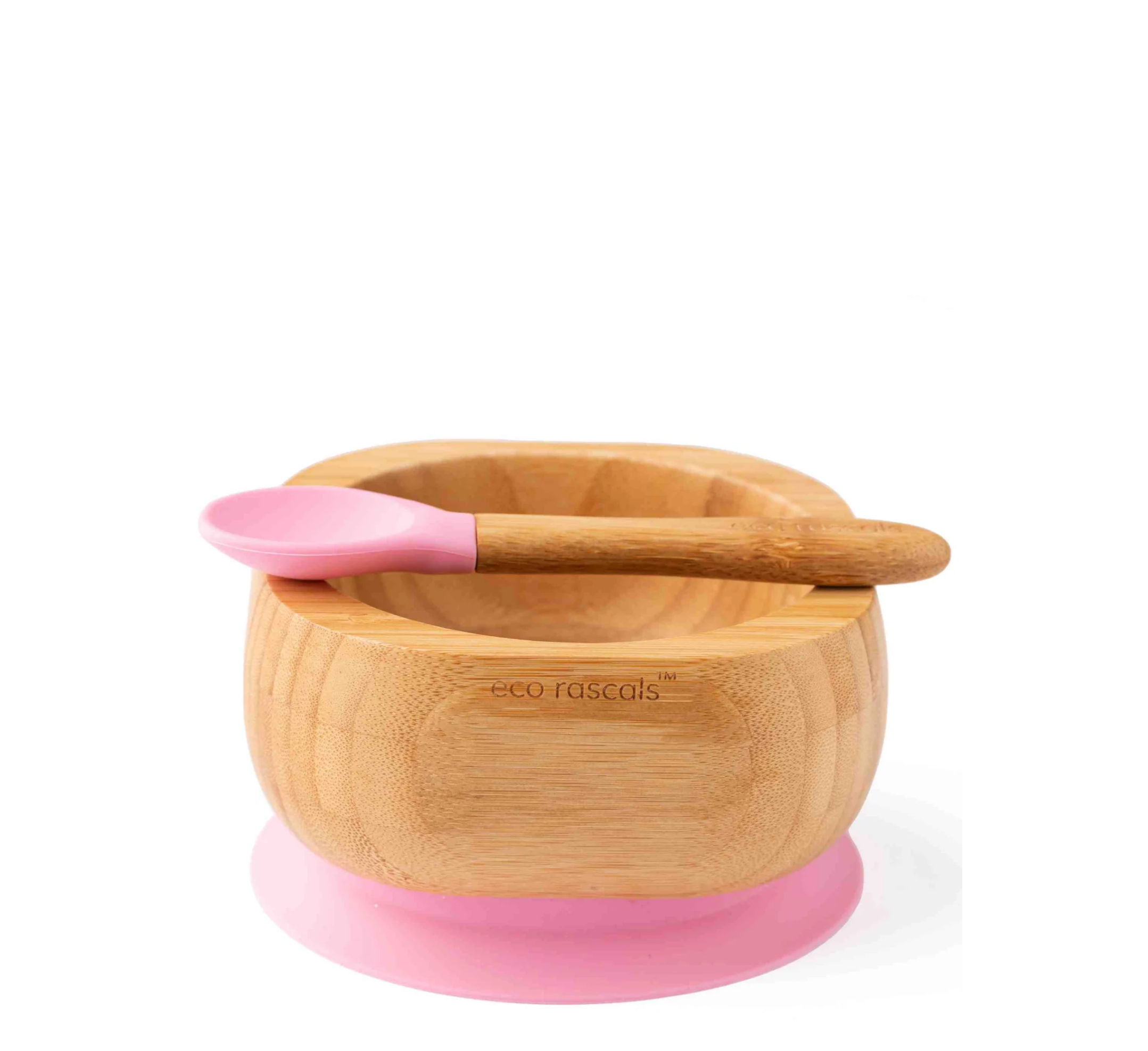 Eco Rascals Bamboo Baby Suction Bowl & Spoon Set