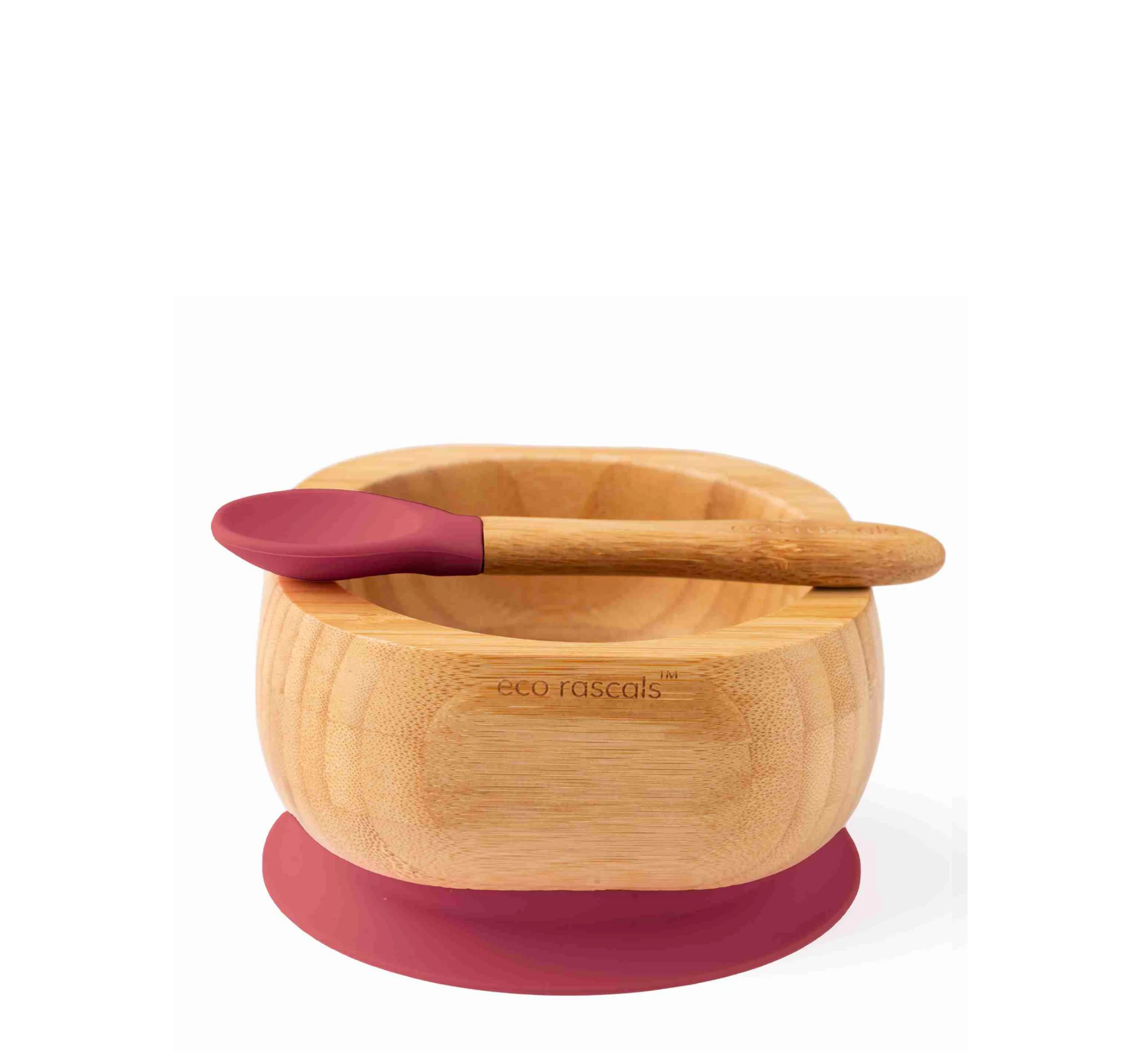 Eco Rascals Bamboo Baby Suction Bowl & Spoon Set