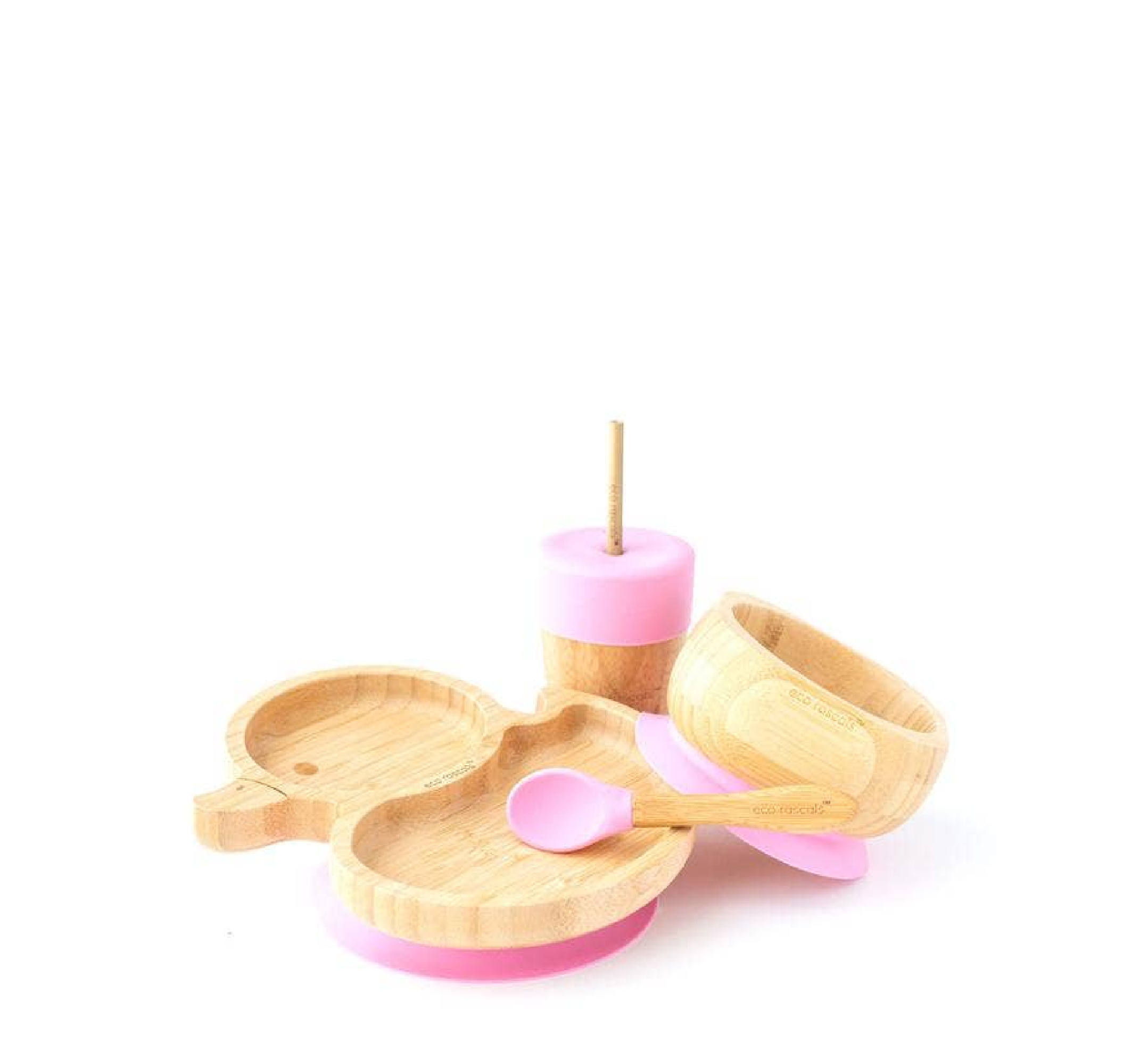 Eco Rascals Bamboo Duck Plate Weaning Gift Set