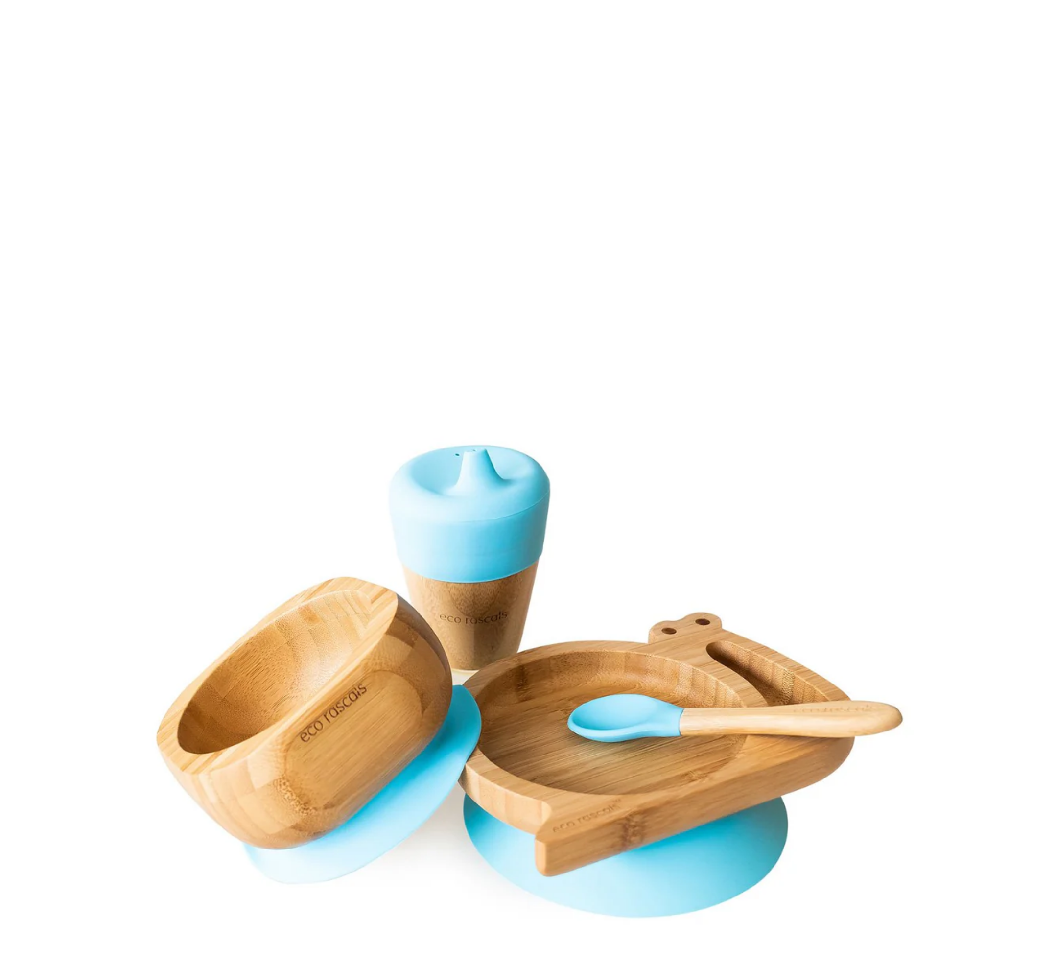 Eco Rascals Bamboo Snail Plate Weaning Gift Set