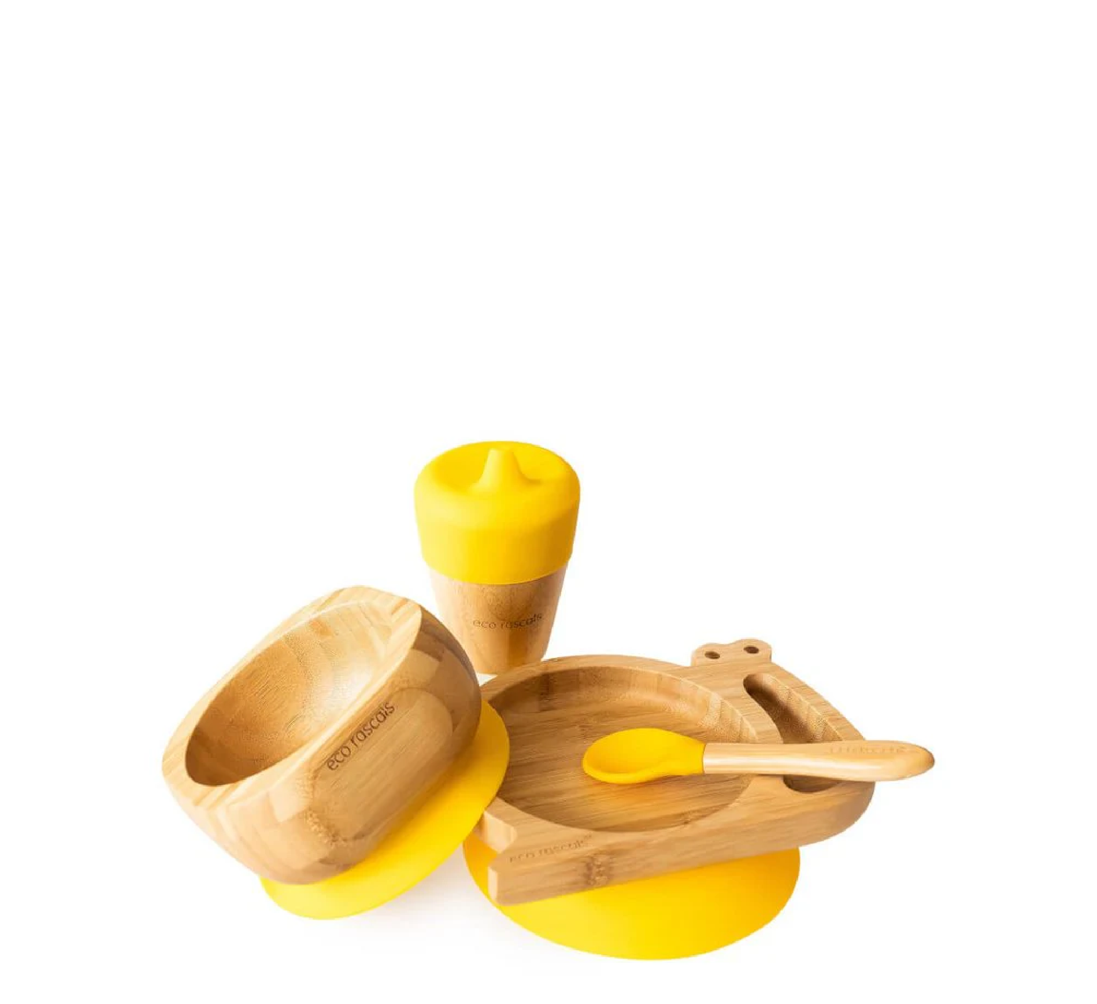 Eco Rascals Bamboo Snail Plate Weaning Gift Set