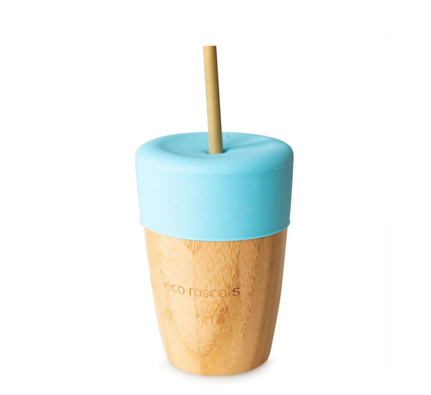 Eco Rascals Bamboo Tall Cup with Bamboo Straws 18M+ *210ml