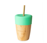 Eco Rascals Bamboo Tall Cup with Bamboo Straws 18M+ *210ml