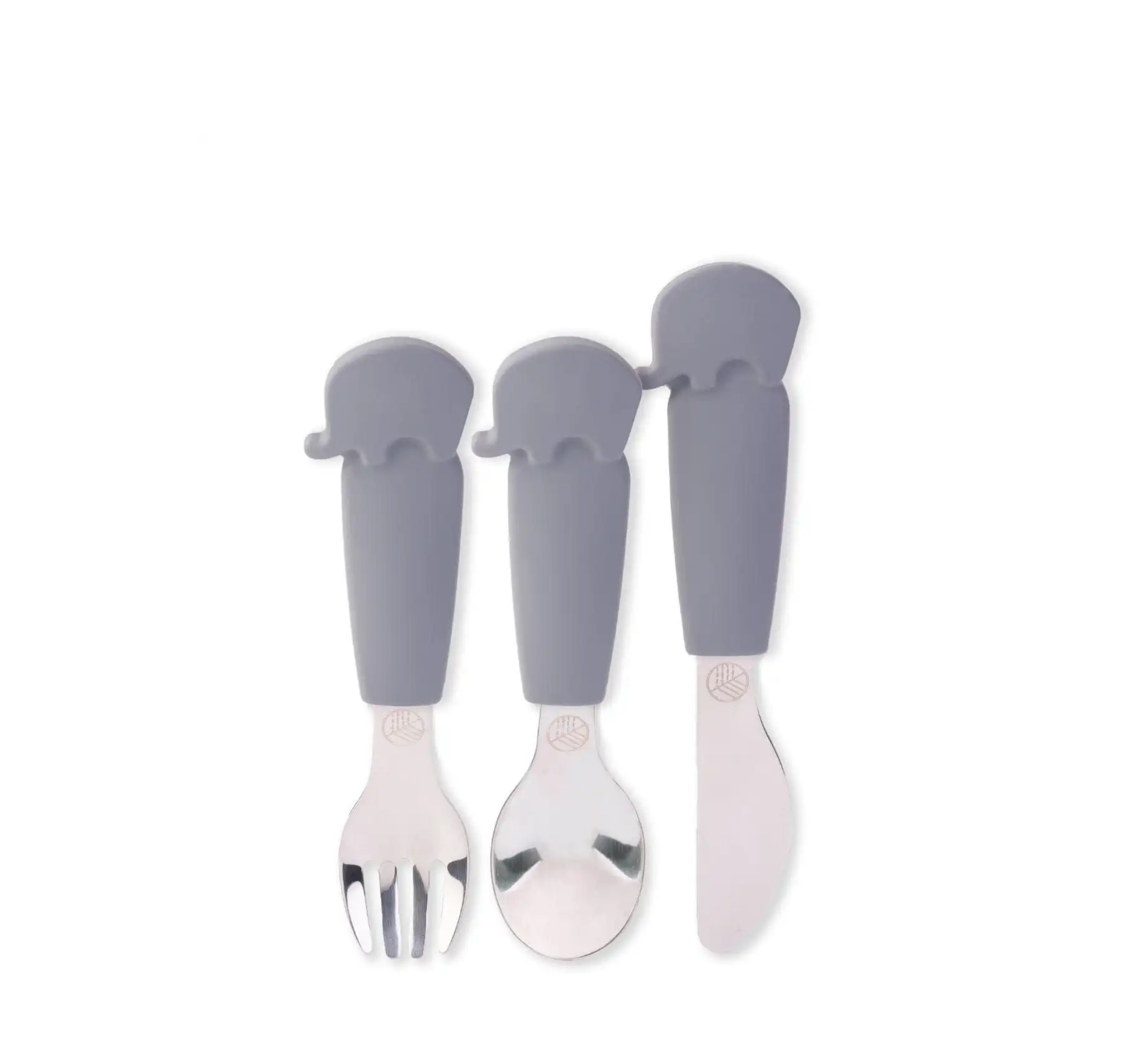 Eco Rascals Three Piece Elephant Cutlery Set 12Muajsh+