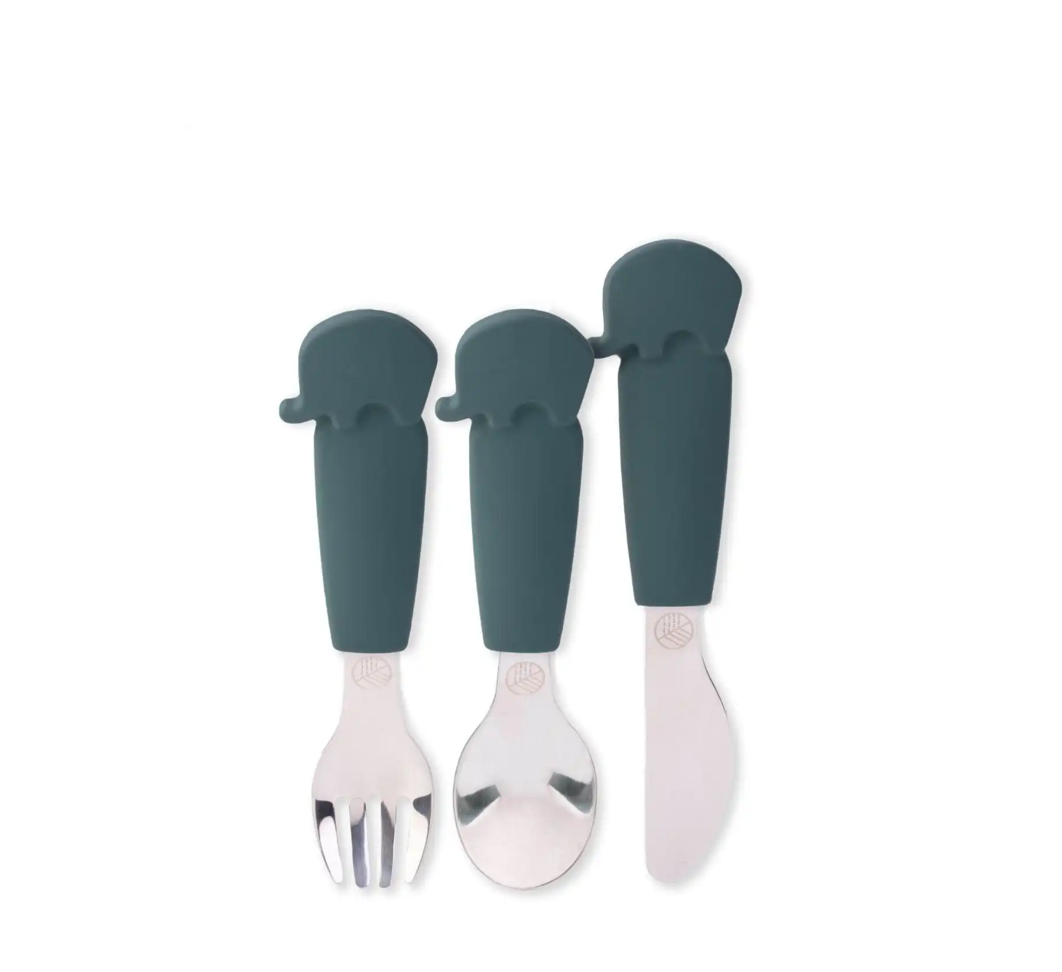 Eco Rascals Three Piece Elephant Cutlery Set 12Muajsh+