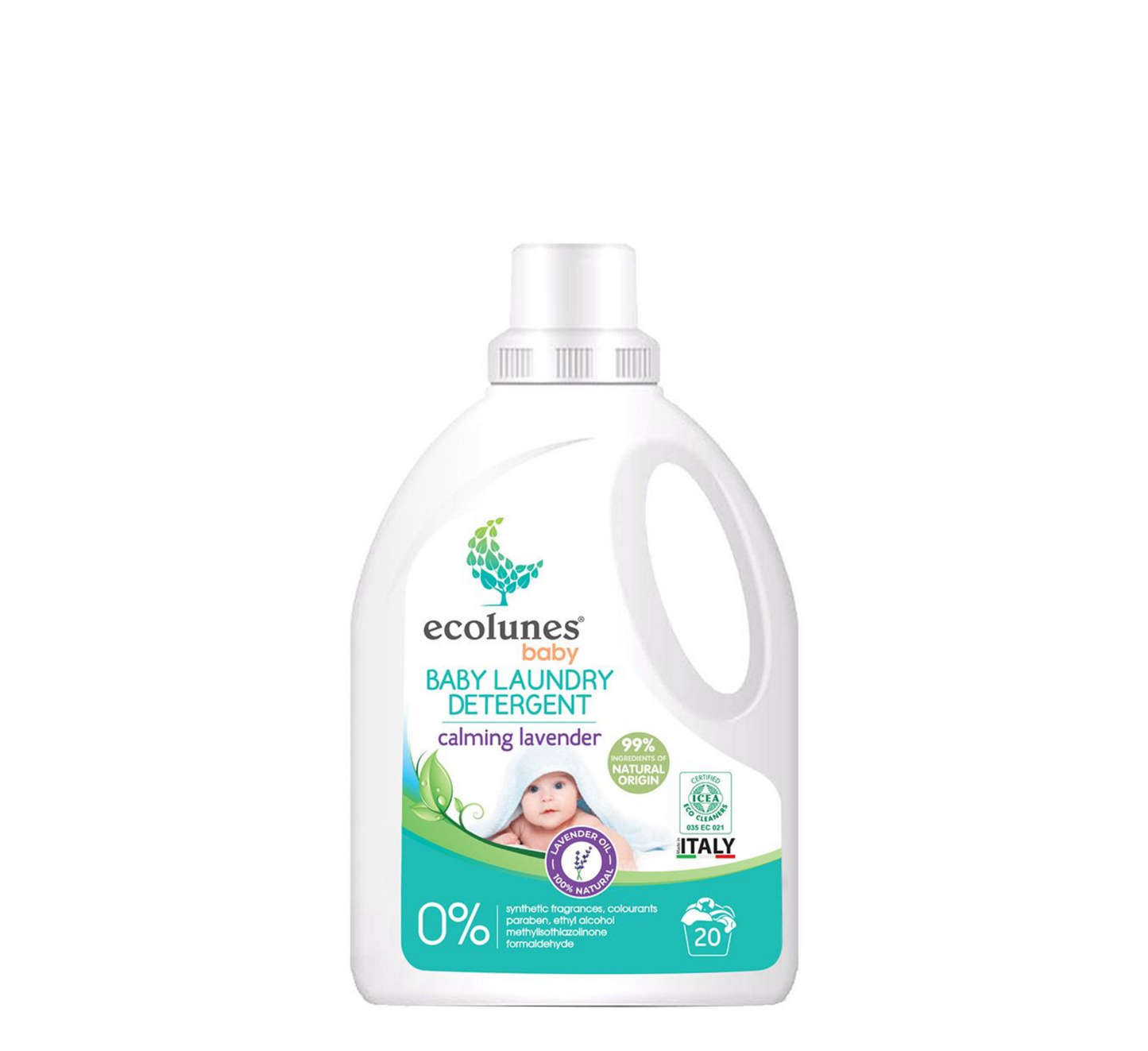 Detergjent për rroba për fëmijë Ecolunes (Livando qetësuese) *1L 