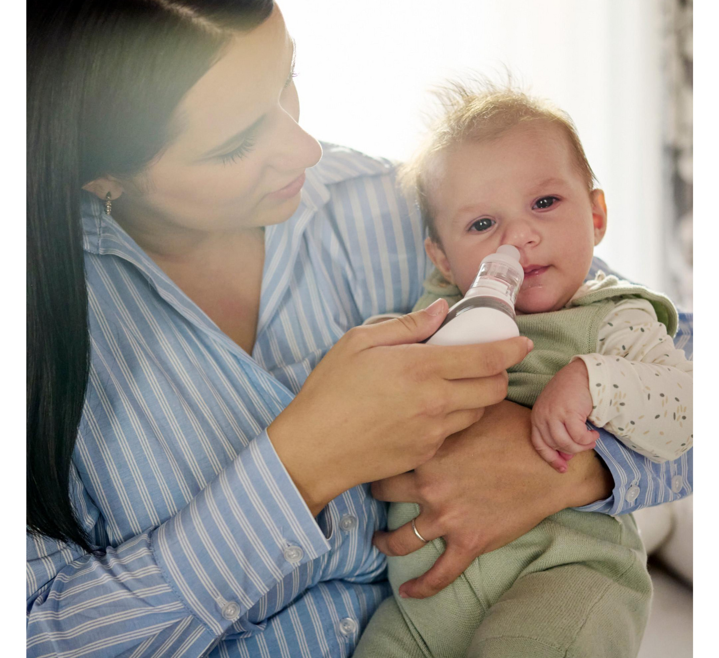 Aspirator Nazal Elektrik Nuvita me Bateri të Rikarikueshme