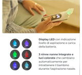 Aspirator Nazal Elektrik Nuvita me Bateri të Rikarikueshme