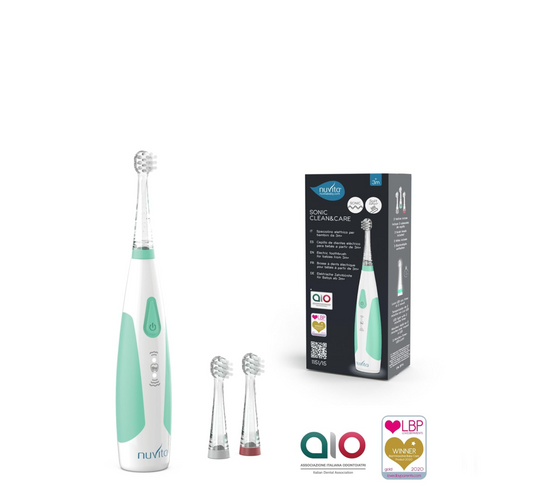 Nuvita Electric Toothbrush for Babies and Toddlers - Sonic Clean & Care 1151