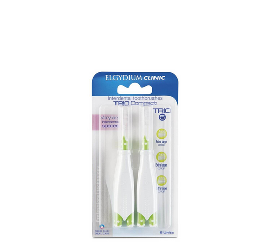 Elgydium Trio Compact Extra Large Toothbrush *6 cope