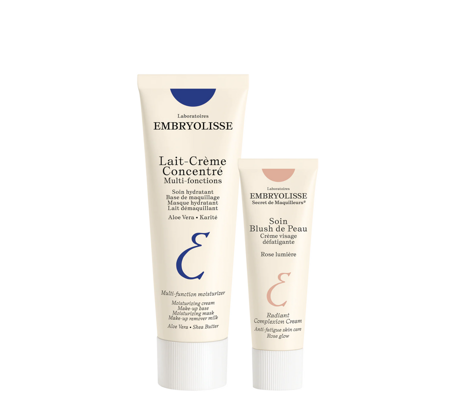 EMBRYOLISSE Gift Set - Lait-Crème Concentré (75ml) & Radiant Complexion Cream Rose Glow (30ml)