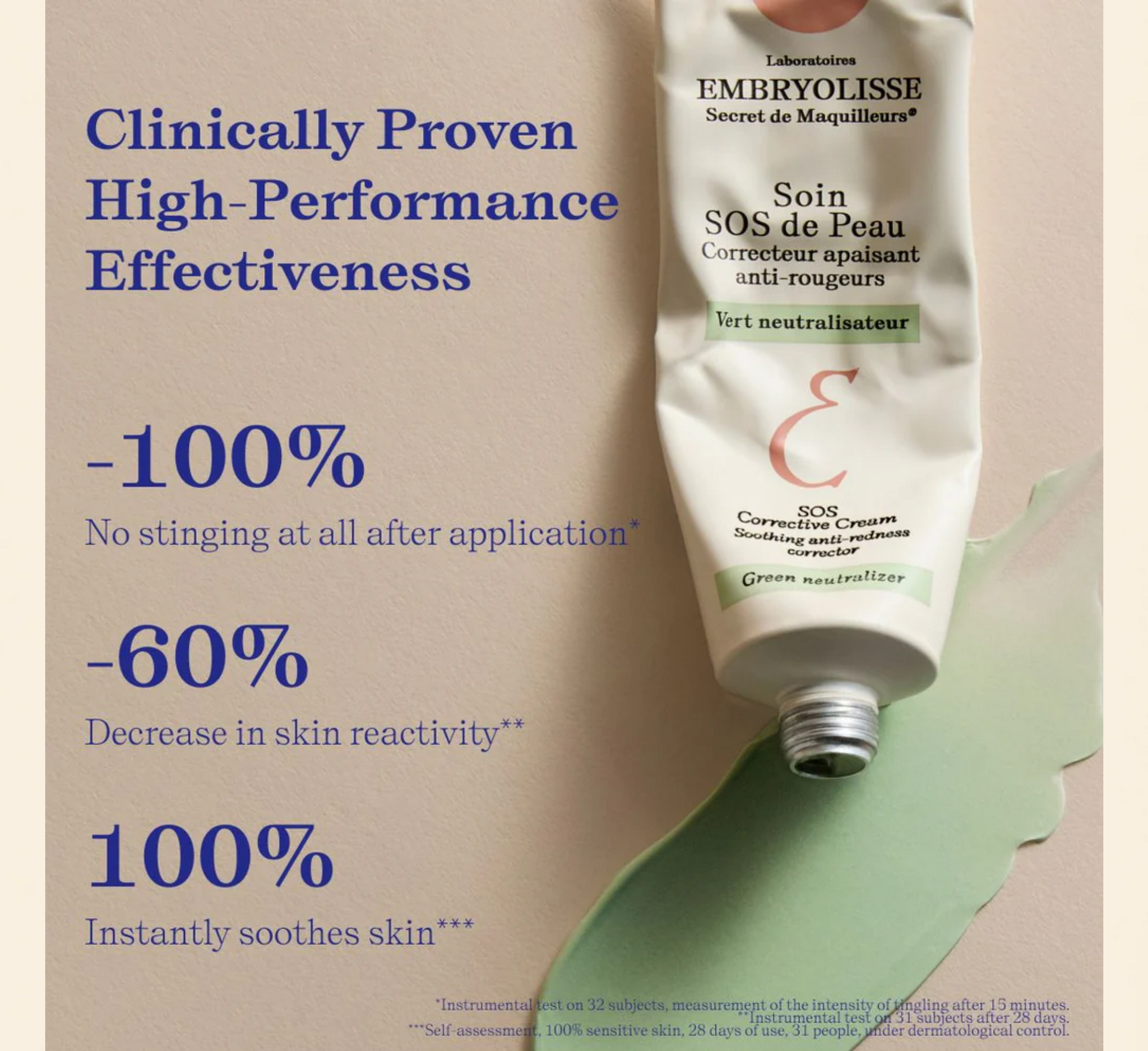 EMBRYOLISSE SOS Corrective Cream Multi-Tasking Soothing Anti-Redness Corrector *30ml