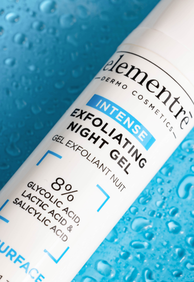 8% Glycolic, Lactic & Salicylic Acids Exfoliating Night Gel